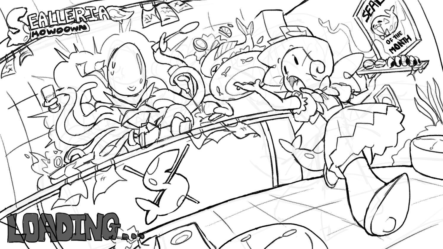 SEALLERIA SPLASH ART CONCEPT